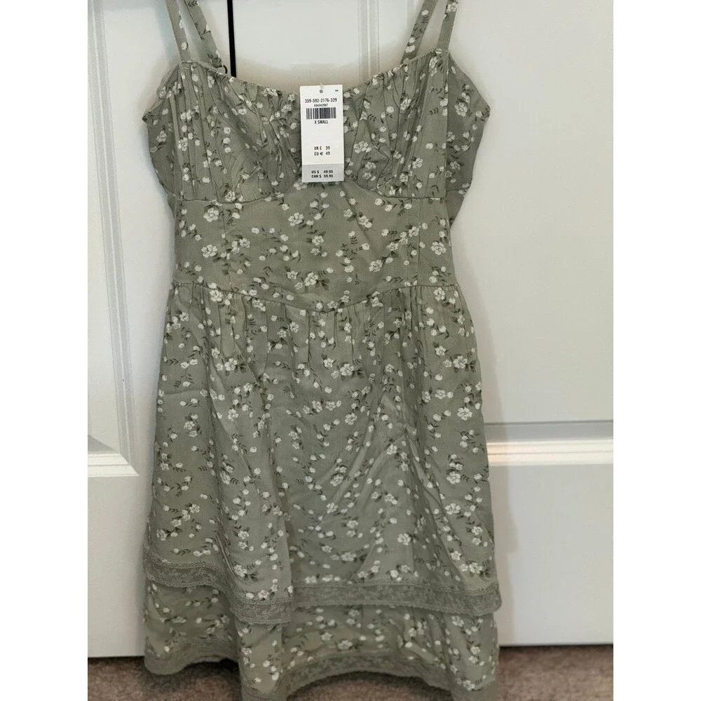 Hollister Co., Women’s Green Sleeveless Dress, Size XS Clothing (NEW WITH TAGS) - Picture 1 of 12